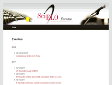 Tablet Screenshot of eventos.scielo.org